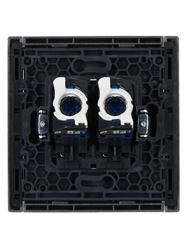 FORTE&PIANO Роз. комп. 2-ая RJ45 кат.6 FP534 ст. IEK | код FP-K20-2-K46 | IEK фото 2