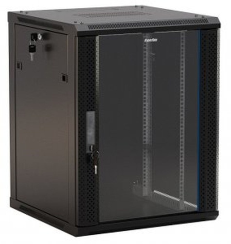 Шкаф настенный 19-дюймовый 18U 908x600х600мм (TWB-1866-GP-RAL9004) | код 392642 | Hyperline