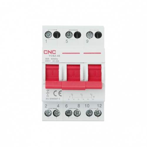 Модульный переключатель нагрузки YCBZ-40 3P 16A | код A033832 | CNC