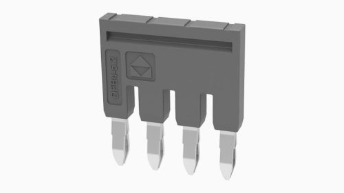 DFB4-5.2-11-00Z(H), Перемычка DFB для клемм DS, 4П, 2.5 мм.кв, серый, шт | код 11060000432 | DEGSON