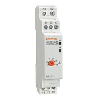 Реле контроля уровня RS-LC3, 1CO, 8A(250VAC), 24_240VAC/DC, 5_100 kOhm, 0.5_10s, без датчиков, 1M | код RS-LC3 | RELETEK