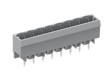 450209 Вилка на плату MCS вертик.,шаг 5.0мм, 9 конт., сер., шт | код 450209 | SUPU