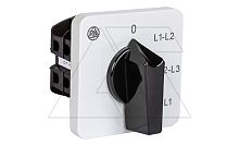 Переключатель вольтметра BS 16 67 U, 20A, тип 0-LL (линейное), на дверь, фронт IP40 | код EAC631276 | Rade Koncar