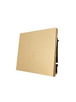 ZIMA Выключатель проходной золото безвинтовой зажим/клемма LEZARD | код 704-3688-105QC | LEZARD