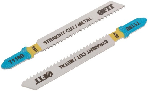 Полотно пометаллу HSS фрезерованные волнистые зубья 76/51/2мм (T118B) (уп.2шт) FIT 40912 фото 2