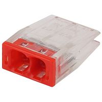 Клемма СМК компактная с пастой серии 242, 2 отверстия, 0,5-2,5 м NO-224-34 | код Б0043952 | ЭРА