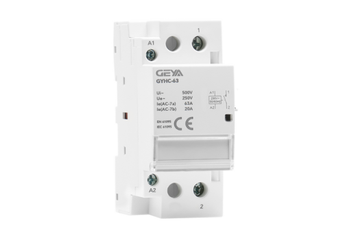 Контактор модульный GYHC-4P, 63A, 2NO+2NC, 24VDC, 3M | код GYHC6322024 | GEYA