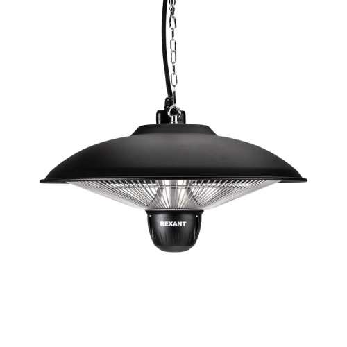 Обогреватель электрический инфракрасный подвесной в корпусе из нержавеющей стали 1,5кВт, 3 режима обогрева, механическая регулировка REXANT | код 60-0061 | REXANT