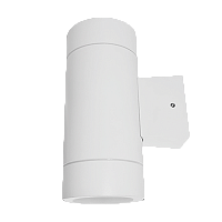 Светильник уличный двухсторонний ЦИЛИНДР-2П-GX53 пластик под лампу 2хGX53 230B белый IP65 IN HOME | код 4690612027623 | IN HOME