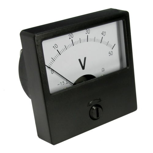 Вольтметр RUICHI М42301 50В (Аналог), щитовой | код 67554 | Ruichi