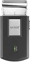 Бритва сетчатая Moser Travel shaver реж.эл.:1 питан.:элек.сеть/аккум. черный/серебристый | код 1929849 | MOSER