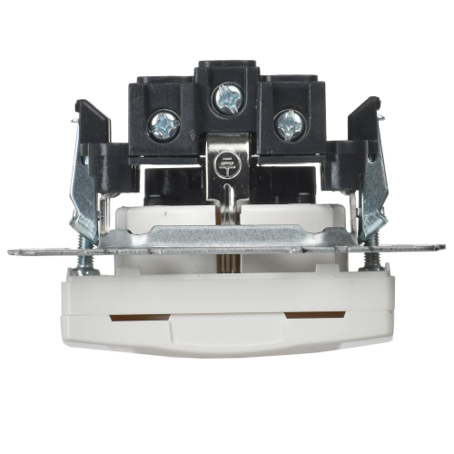 BRITE Розетка 1-местная с заземлением с защитными шторками и крышкой 16А IP20 РСбш10-3-БрБ белый | код BR-R16-16-K01 | IEK фото 7