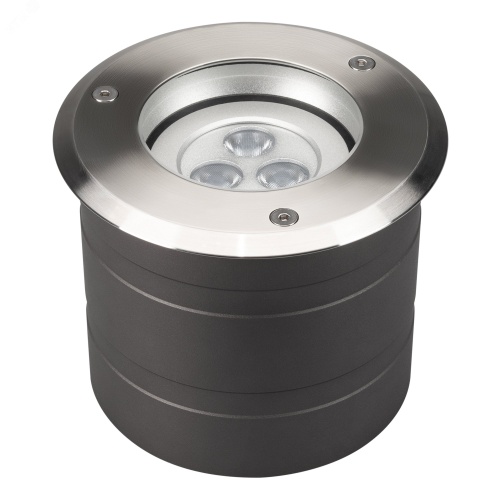 Светильник ART-GROUND-COLOR-TURN-R115-9W RGB (SL, 25 deg, 24V) (ARL, IP67 Металл, 3 года) | код 24961 | Arlight