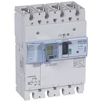 Автоматический выключатель DPX3 250 - эл. расц. - с диф. защ. - 50 кА - 400 В~ - 4П - 100 А | код. 420385 | Legrand 