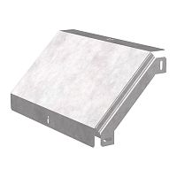 Угол вертикальный внешний 90 градусов с крышкой Стандарт 400х50 Промрукав | код PR16.0583 | ПРОМРУКАВ