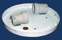 Основание к НПО 22-2х60-200 ф210 2х60Вт Е27 (двухламповое, металлическое) Владасвет | код 10130 | ВЛАДАСВЕТ