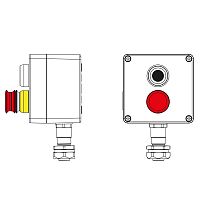 Взрывозащищенный пост управления из алюминия CPE-A-12-(1xP1B(11)-1xP6E(11))-1xKAEPM2MHK-20(C)1Ex d e IIC Т5 Gb / Ex tb IIIC T95°C Db | код 2201.121.22.120N | DKC