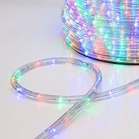 Дюралайт профессиональный светодиодный 3Вт LED RGB свечение с динамикой бухта 100м | код. 121-329-4 | Neon-Night