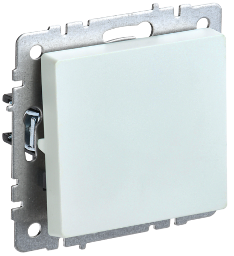 BRITE Выключ. 1-кл. перекр. 10А ВС10-1-3-БрЖ жемч. IEK | код BR-V13-0-10-K36 | IEK