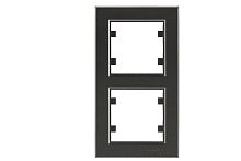 Рамка 2-м Karea вертик. дым. Makel 56050707