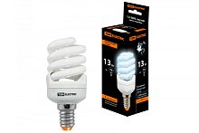 Лампа энергосберегающая КЛЛ-HS-13 Вт-4200 К–Е14 TDM | код SQ0323-0027 | TDM