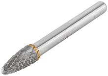 Шарошка карбидная штифт 6мм тип "F" параболическая 8х18х63мм FIT 36617