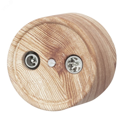 Розетка R/TV-SAT оконечная, пластик, цвет Карельская Сосна | код B1-305-13 | Bironi Розетка R/TV-SAT оконечная, пластик, цвет Карельская Сосна | код B1-305-13 | Bironi