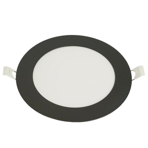 Светильник светодиодный ДВО-9w 4000K 720Лм slim черный | код 51616 | Feron