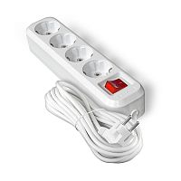 Удлинитель 4х5м с заземл. IP20 S-304А ПВС 3х1.5 с выкл. | код 1735 | Universal