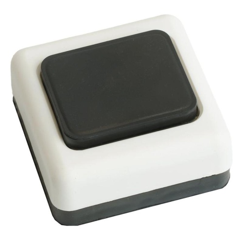 Выключатель-кнопка для проводного звонка (А1-0 4-001) черно-бел. DB-104 FERON 51664