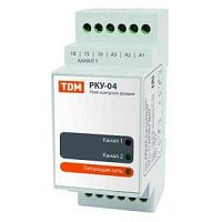 Реле контроля уровня РКУ-04-2нас/1рез/2ур/3датч-230/400В-DIN (без датчиков) TDM | код SQ1507-0005 | TDM