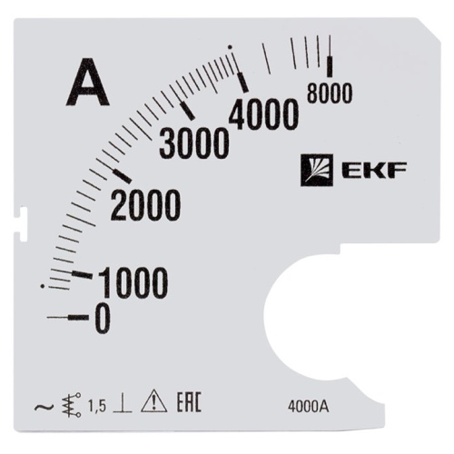 Шкала сменная для A961 4000/5А-1,5 PROxima | код s-a961-4000 | EKF