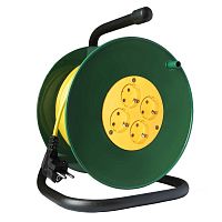 Удлинитель силовой ТМ Союз на катушке 4 гнезда 4000 Вт с защитной крышкой 20м | код 481S-3702 | Universal