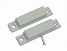 Датчик магнитоконтактный, НЗ, белый, накладной для деревянных дверей, зазор 25 мм | код ST-DM120NC-WT | Smartec