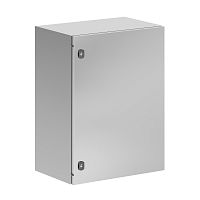 Корпус навесной STH с М/П из нержавеющей cтали AISI304 ВxШxГ 800x600x400 мм, с фланцем, IP66 | код R5STH0864F-304 | DKC
