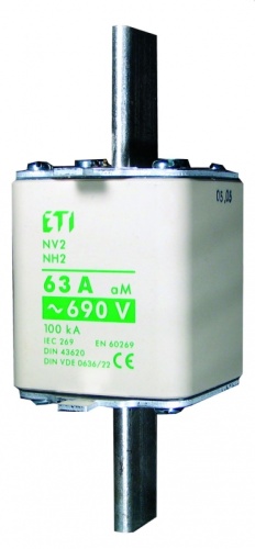 Предохранитель NH-2/aM 200A 690V KOMBI | код 004185426 | ETI Предохранитель NH-2/aM 200A 690V KOMBI | код 004185426 | ETI