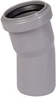 Отвод канализационный 50х15 град. | код 112100 | Ostendorf