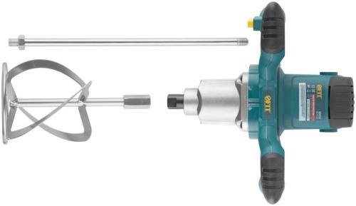 Миксер 1200Вт 0-580/0-800об/мин 50Нм 100л двухскоростной корпус метал. FIT 80039 фото 4