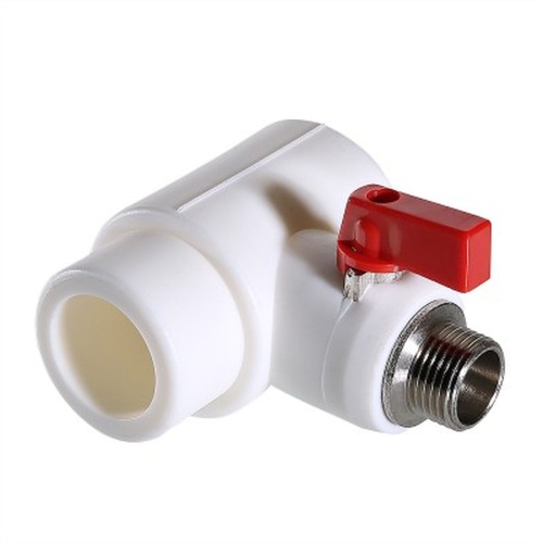 Тройник коллекторный PPR с шаровым краном, 40мм х 1/2" нар. (конус) | код. VTp.781.0.04004 | VALTEC