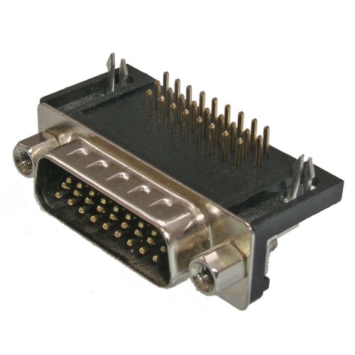 Разъём D-SUB RUICHI DHR-26MB, 26 контактов | код 61926 | Ruichi