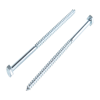 Шуруп DIN 571 6х120 сантехнический оцинкованный | код DIN571-6X120 | Крепдил