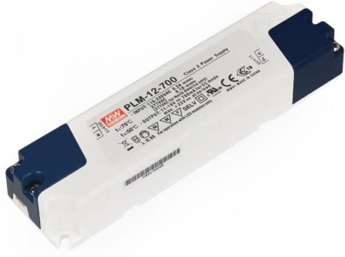 Источник питания AC-DC, 12.6Вт, ККМ, стабилизация тока, вход 110…295В AC, 47…63Гц /156…416В DC, выход 700мА/11…18В, изоляция 3750В AC, в кожухе 145х38х22мм, -30…+50С | код PLM-12-700 | MeanWell Источник питания AC-DC, 12.6Вт, ККМ, стабилизация тока, вход 110…295В AC, 47…63Гц /156…416В DC, выход 700мА/11…18В, изоляция 3750В AC, в кожухе 145х38х22мм, -30…+50С | код PLM-12-700 | MeanWell