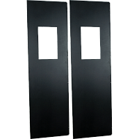 Панель-заглушка на место двери коридора 1200 мм для шкафов LANMASTER DCS 42U, 2 шт. | код LAN-DC-BPM-42Ux12 | LANMASTER