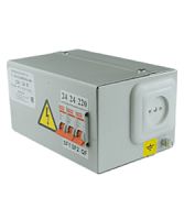 Ящик с понижающим трансформатором ЯТП-0,25 У3 220/110В, с 2-мя автоматами, IP31 | код ET014089 | Электротехник