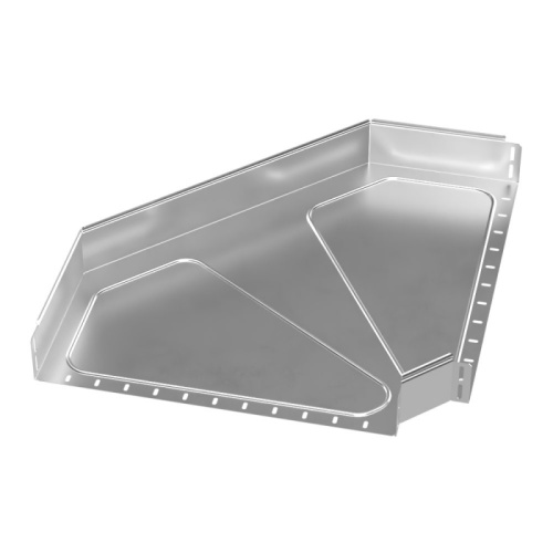 Угол горизонтальный 90 градусов Стандарт INOX (AISI 304) 600х100 Промрукав | код PR16.3514 | ПРОМРУКАВ