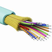 Кабель волоконно-оптический, распределительный, арамидные упрочняющие нити, для внутренней прокладки, нг(A)-HFLTx, 18 ОВ, категория | код RNDT3C18AQ03 | DKC
