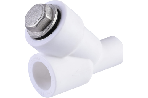 Фильтр 20 ВН полипропиленовый PPR белый | код 9100312012 | Политэк Фильтр 20 ВН полипропиленовый PPR белый | код 9100312012 | Политэк