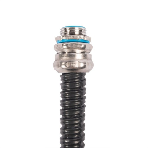 Металлорукав МРПИнг (INOX) 50 с протяжкой черн. (уп.15м) Fortisflex 104465