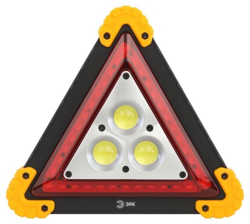 Фонарь автомобильный AA-801 аккумуляторный светодиодный аварийный знак (15Вт COB+LED power bank) | код Б0052742 | Эра