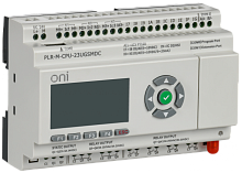 Микро ПЛК PLR-M. CPU с GSM DI10/PT3/DO08(R)/02(T) 24В DC ONI | код PLR-M-CPU-23UGSMDC | ONI